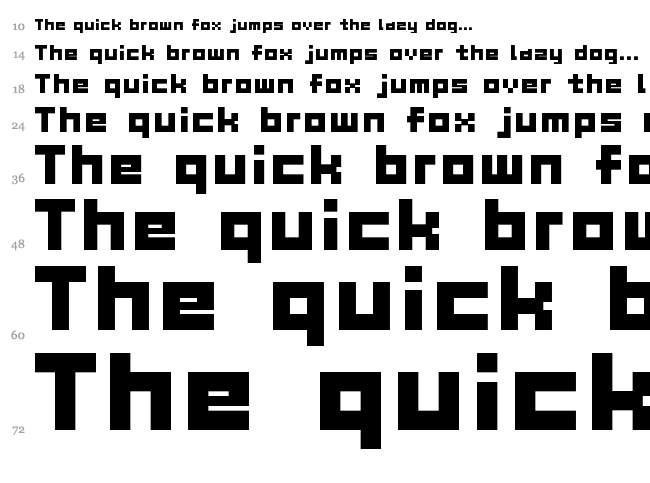 Gau Font Cube font waterfall