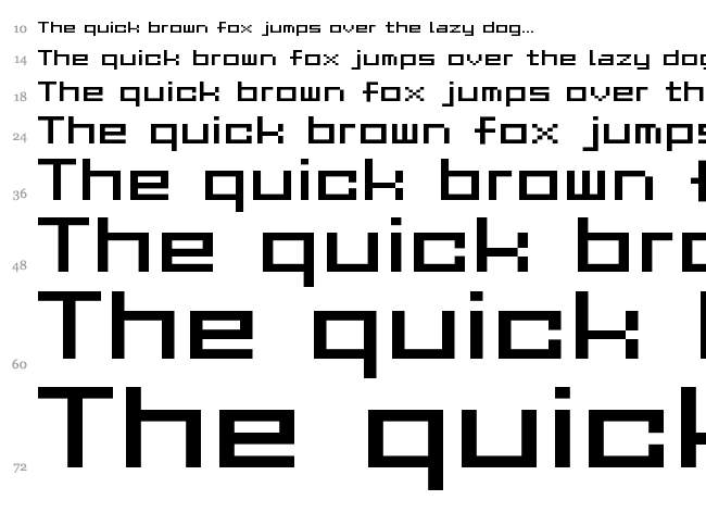 Gau Font Cube font waterfall