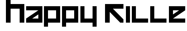 Happy Killer font