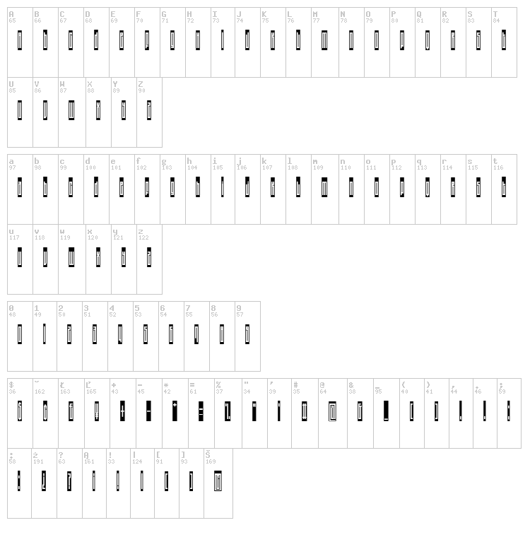 Hauptbahnhof font map
