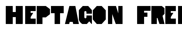 Heptagon French Limited Free Edition font