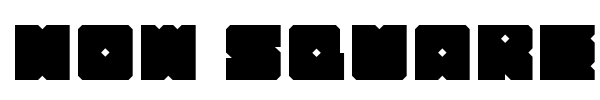 How Square can you get? font