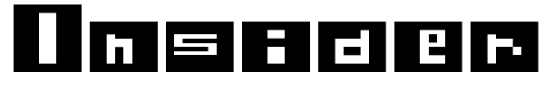 Insider font