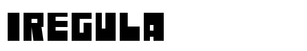 Iregula font preview