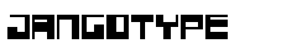Jangotype font