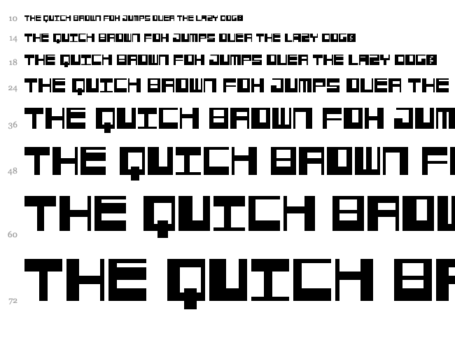 Jangotype font waterfall