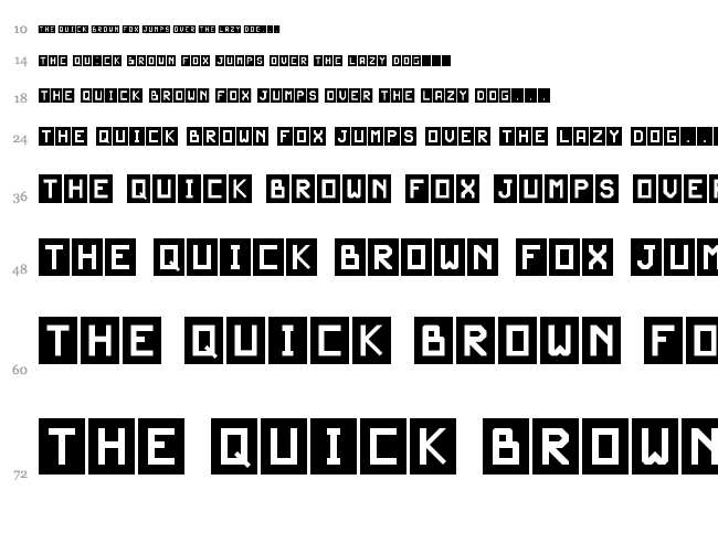 JD Eugenia font waterfall