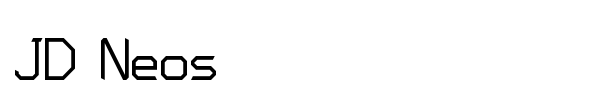 JD Neos font