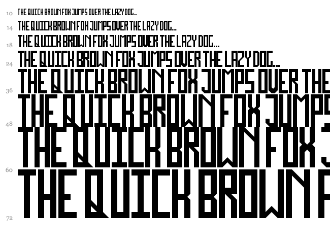 Jocko Mongo font waterfall