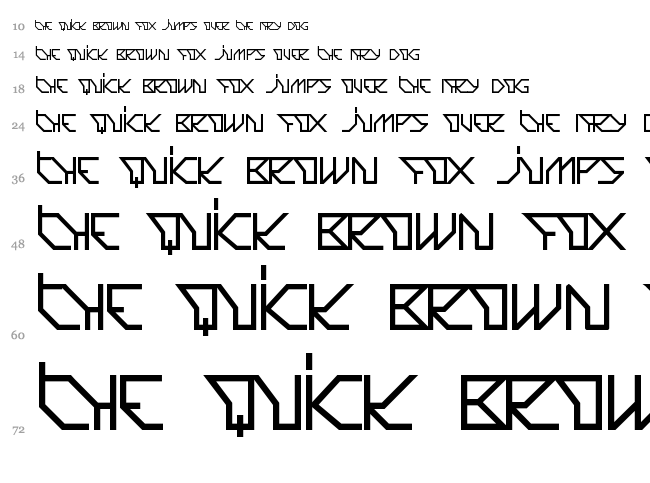 Joia font waterfall