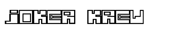 Joker Krew font