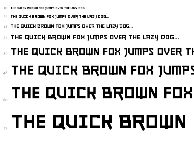 Journey font waterfall