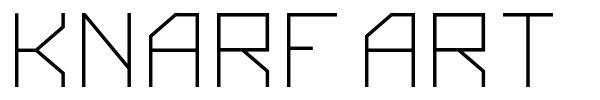 Knarf Art font