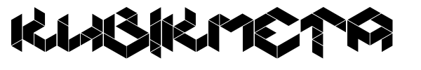 Kubikmeta font