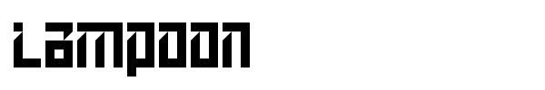 Lampoon font