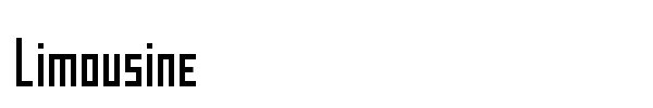 Limousine font
