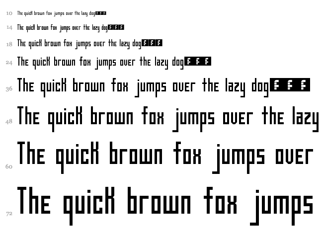 Limousine font waterfall