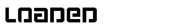Loaded font