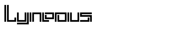Lyneous font