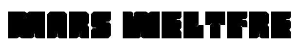 Mars Weltfremd font