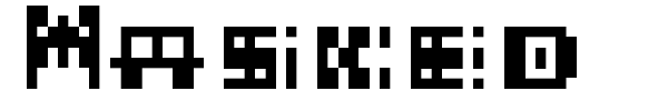 Masked font