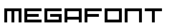 Megafont font