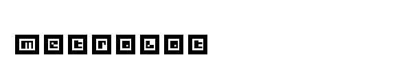 Metrobot font