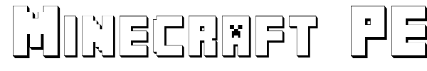 Minecraft PE font
