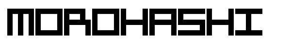 Morohashi font