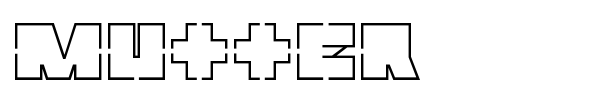 Mutter font