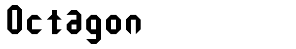 Octagon font