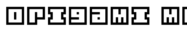 Origami Mommy font