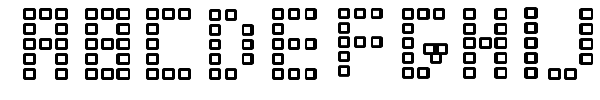 Pixel Chunker font
