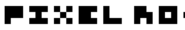 Pixel rocks font