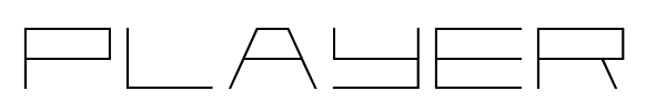 Player 1 Up font preview