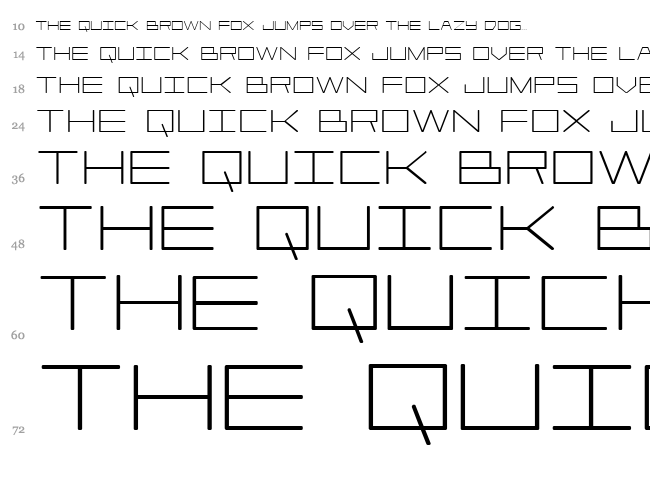 Player 1 Up font waterfall
