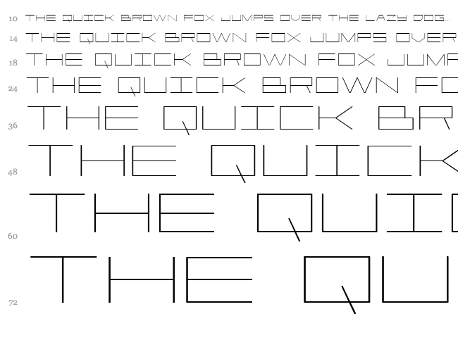 Player 1 Up font waterfall