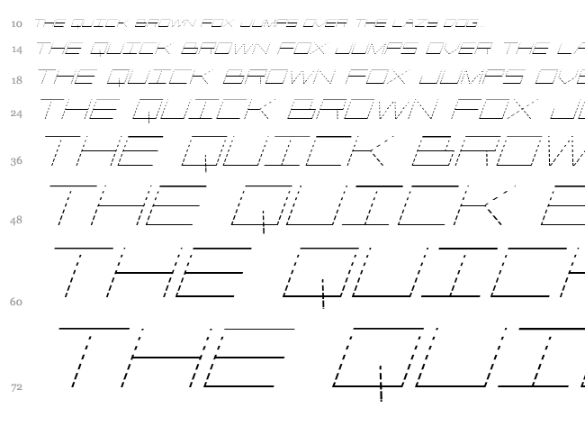 Player 1 Up font waterfall