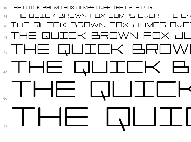 Player 1 Up font waterfall