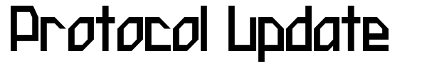 Protocol Update font