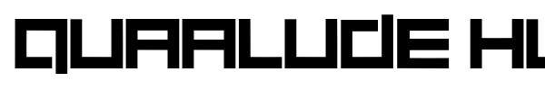 Quaalude hulk font preview