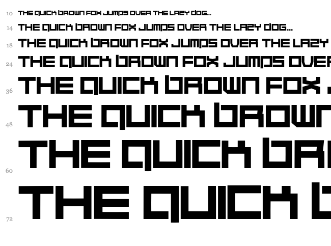 Quaalude hulk font waterfall