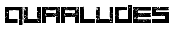 Quaaludes font