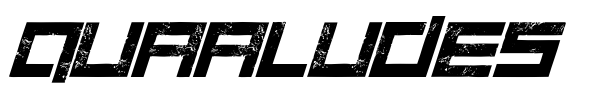 Quaaludes font preview