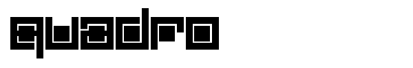 Quadro font