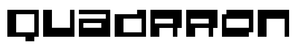 Quadrron font