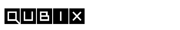 Qubix font