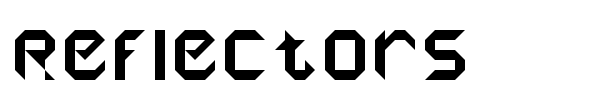 Reflectors font