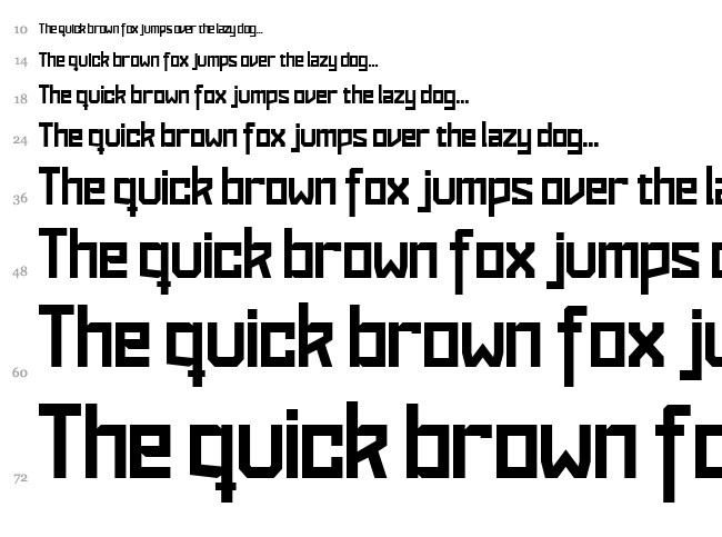 Replay font waterfall