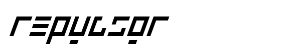 Repulsor font